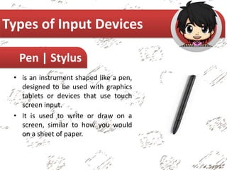 Input - Output Devices (Parts of Hardware) | PPT