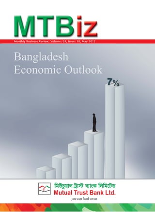 Monthly Business Review, Volume: 03, Issue: 10, May 2012

Bangladesh
Economic Outlook

 