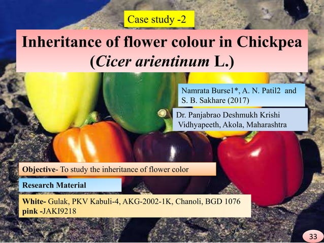 ROLE OF INHERITANCE IN CROP IMPROVEMENT | PPT