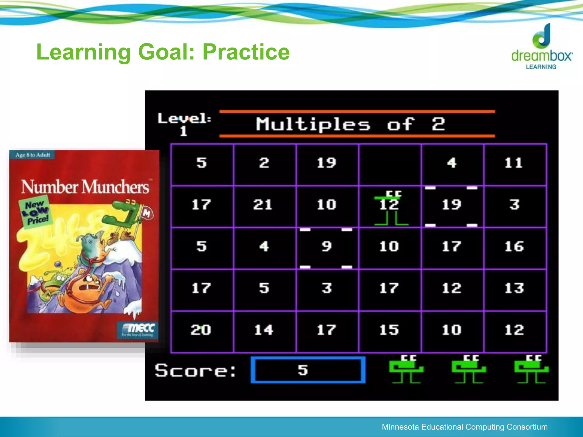 Learning Goal: Practice
Minnesota Educational Computing Consortium
 