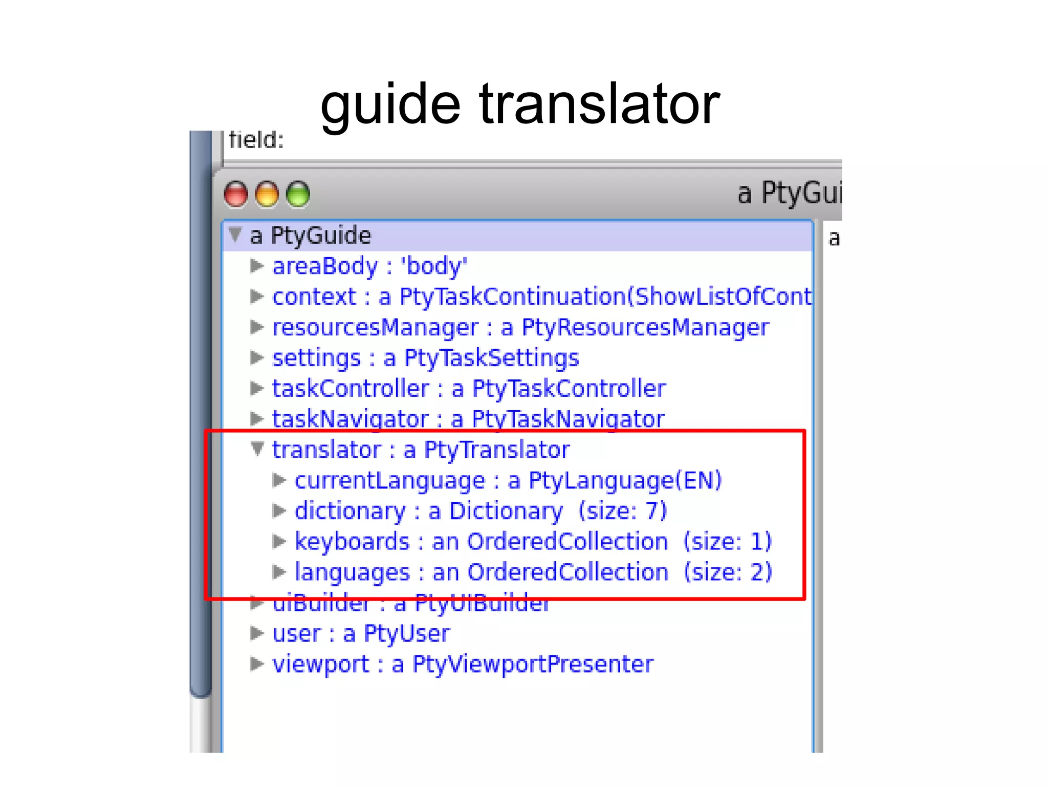 guide translator
 