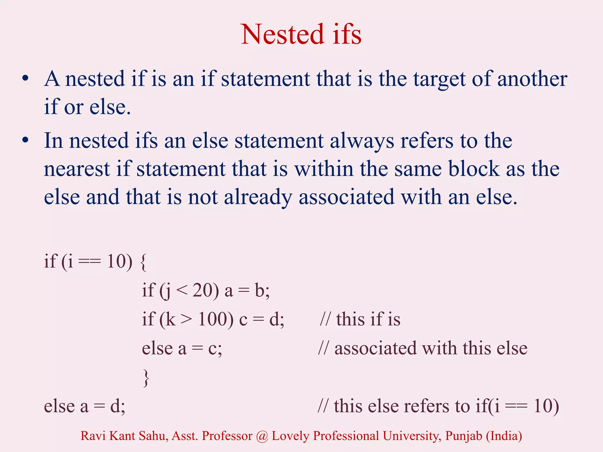 05. Control Structures.ppt
