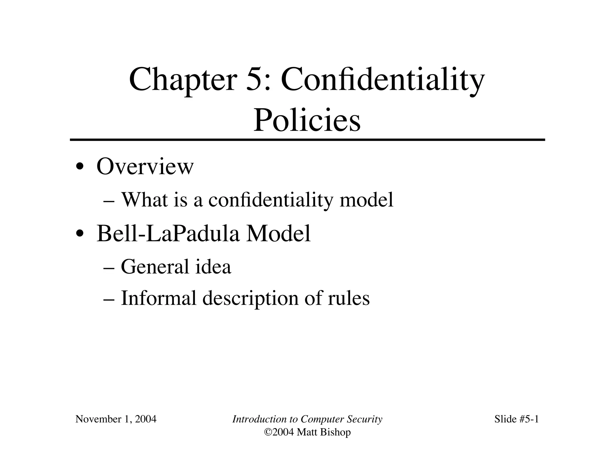 05.pdf Confidentiality Policies dalam keamanan informasi | PDF