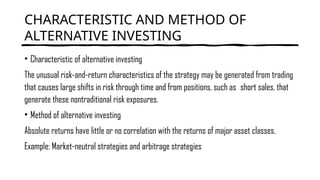 Investment Alternative PPT slide show.pptx
