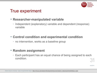 Controlled experiments | PPTX