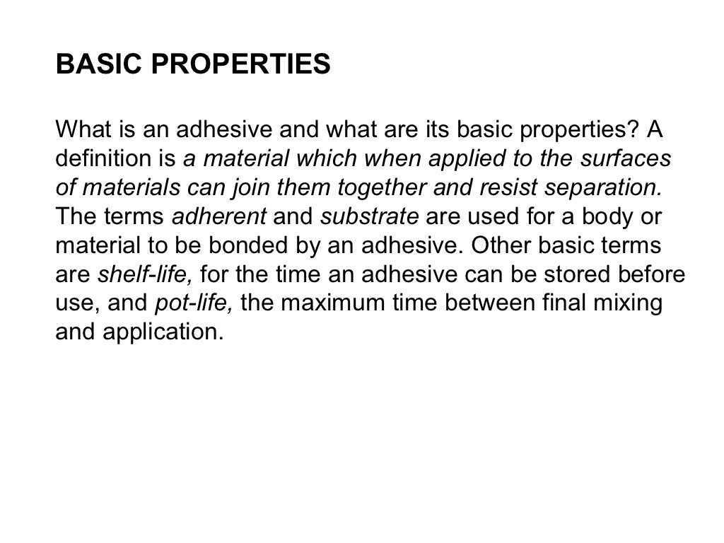 05.adhesion and adhesives theory