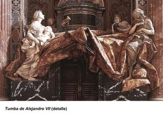 Tumba de Alejandro VII  (detalle) 