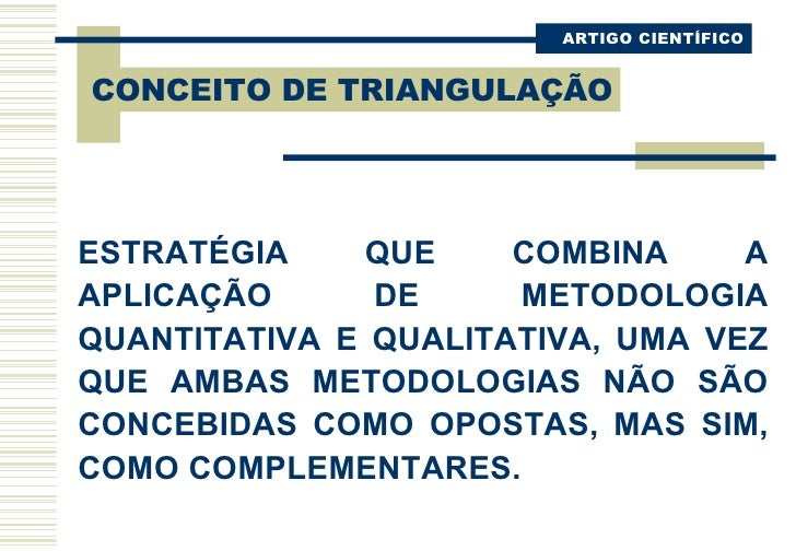 Artigo cientifico conceito