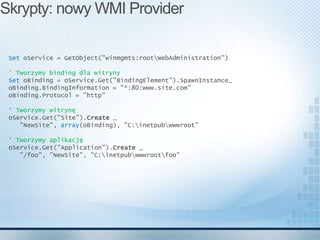 Artur ?arski, PHP na Windows