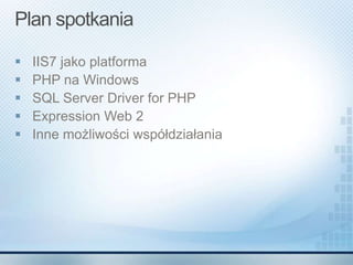 Artur ?arski, PHP na Windows