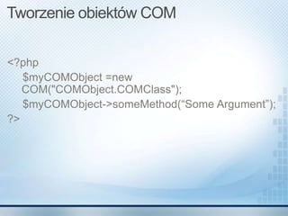 Artur ?arski, PHP na Windows