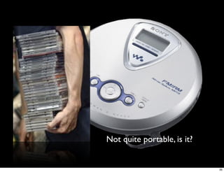 Not quite portable, is it?


                             35
 