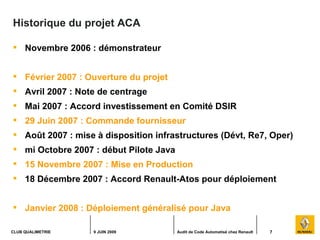 20090609 05 - Audit de code automatisé chez Renault