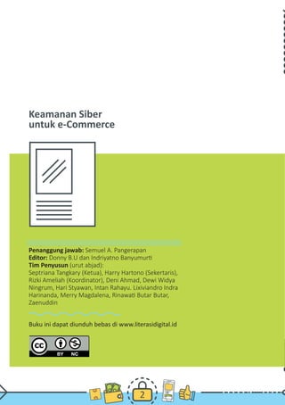 Seri buku literasi digital - keamanan siber untuk e-commerce | PDF