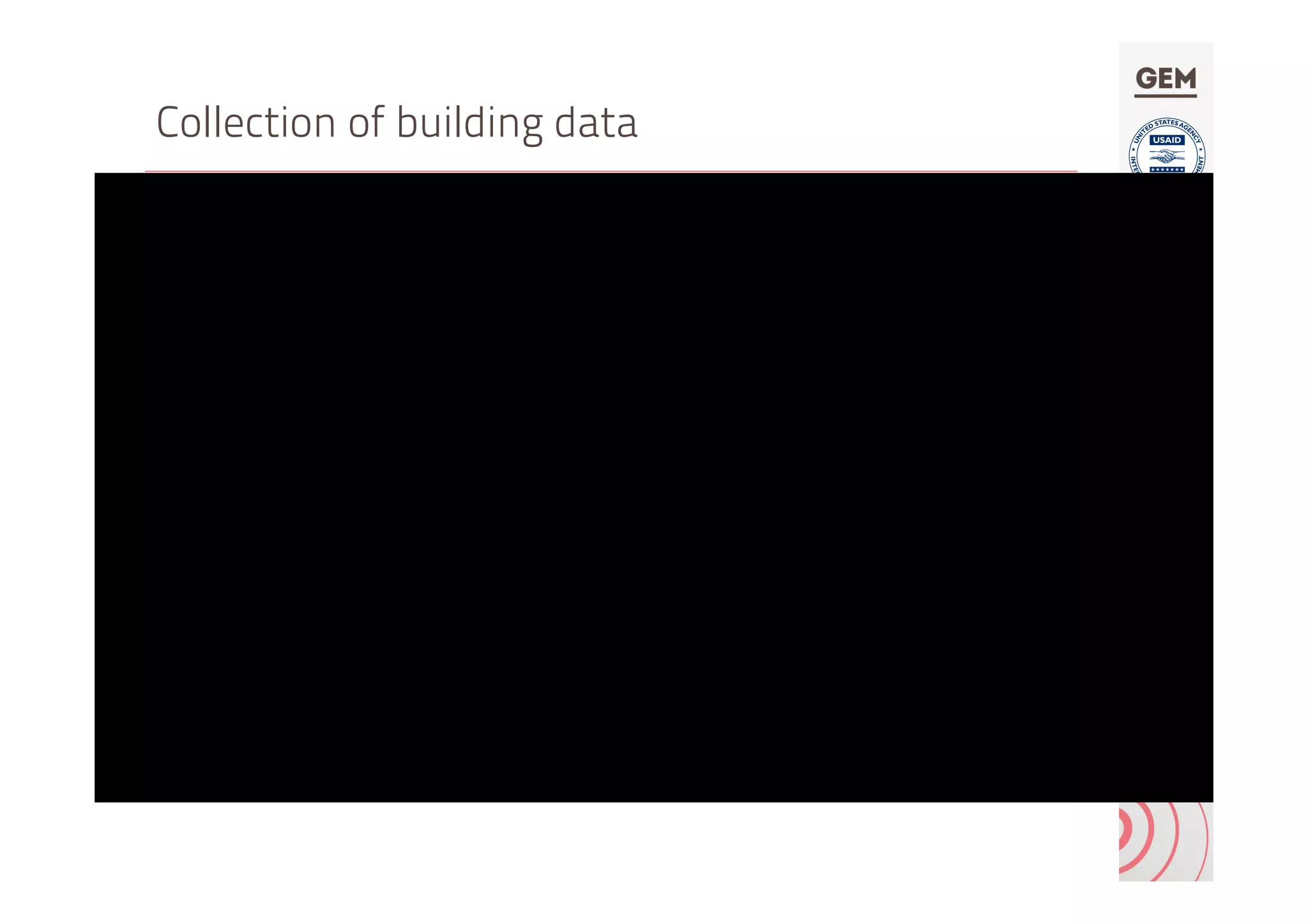 Collection of building data
 