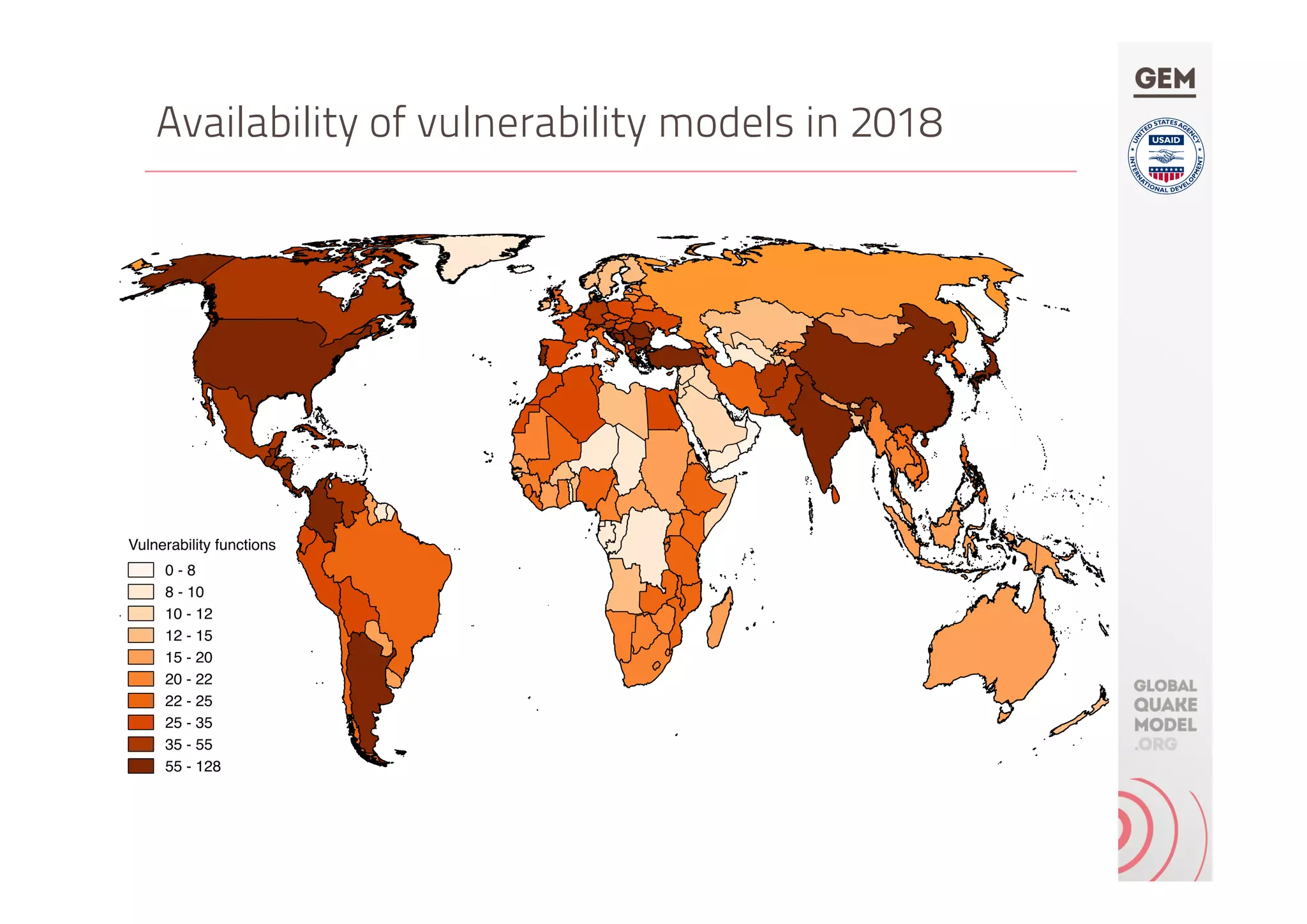 Availability of vulnerability models in 2018
 