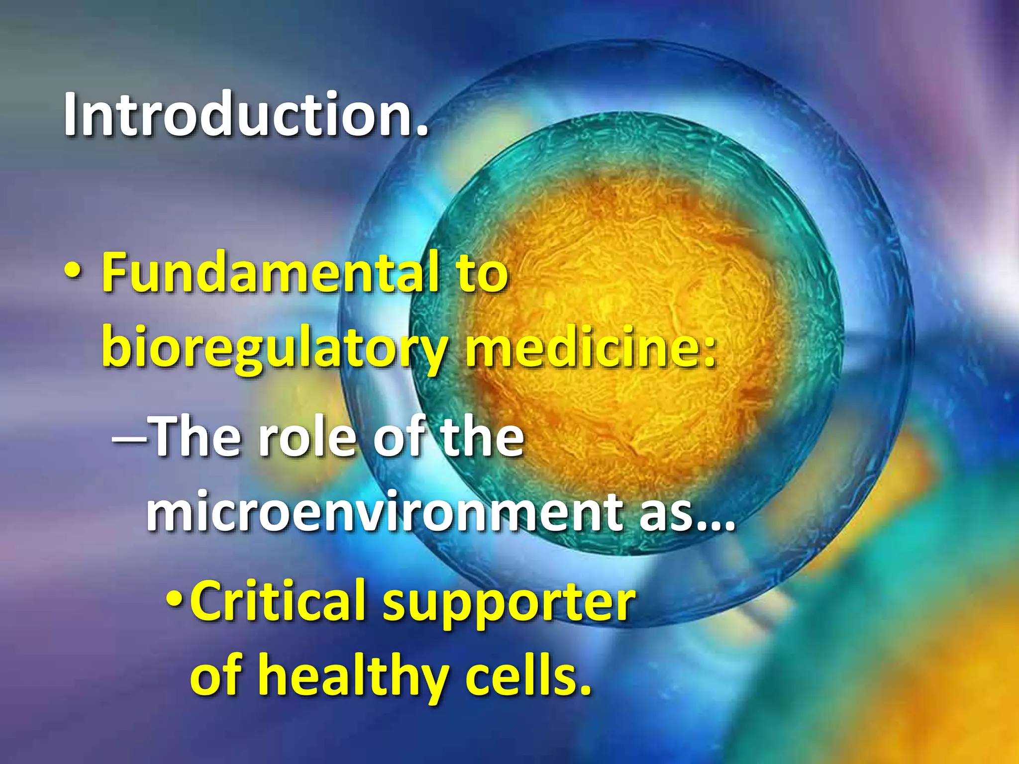 Cellular microenvironment information regulation | PPTX