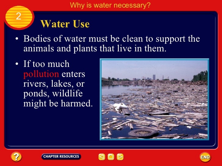 Chapter 5 S1 Why is Water Necessary
