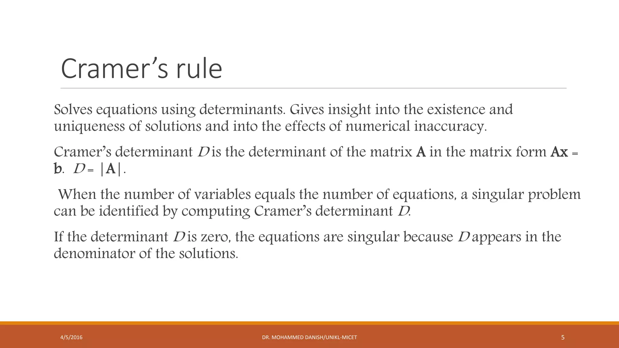 05 Chapter MATLAB Differntial equations | PPTX