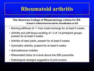 Rheumatoid arthritis 