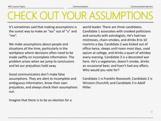 Communication Barriers | PPTX