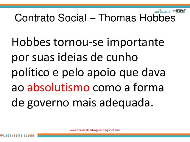 05 contrato social thomas hobbes Ideias De Hobbes ~ 05 contrato social thomas hobbes
