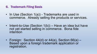 Section 44(e) Trademark Filing Basis