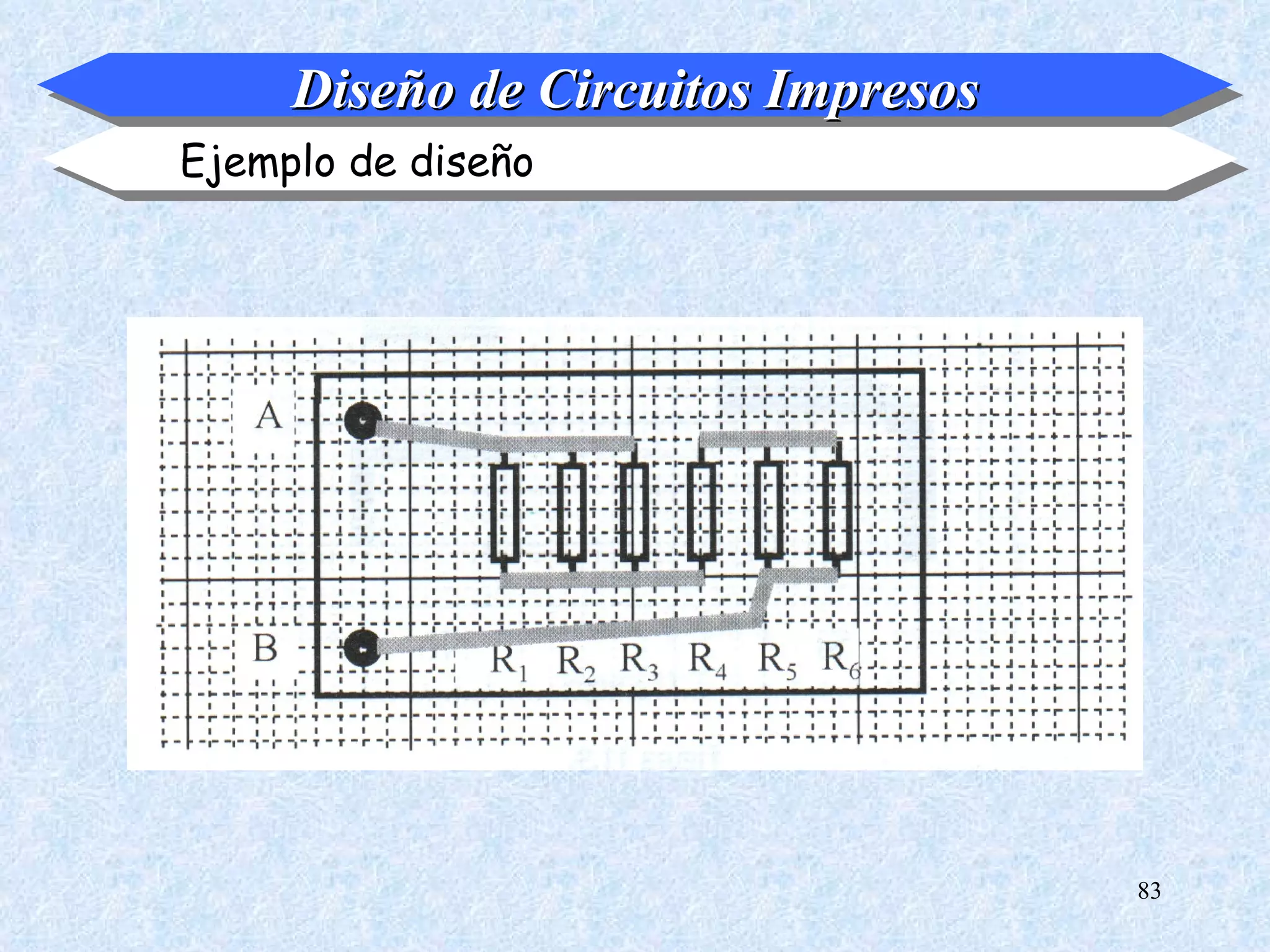 Diseño de Circuitos Impresos
Ejemplo de diseño




                                    83
 