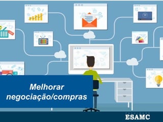 Melhorar
negociação/compras
 