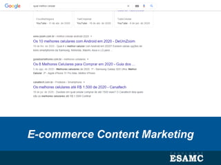 E-commerce Content Marketing
 