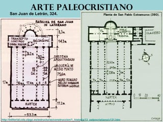 Arte paleocristiano
San Juan de Letrán, 324.
http://editorial.cda.ulpgc.es/estructuras/construccion/1_historia/13_paleocristiano/c131.htm
 