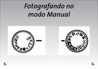 Fotografando no
modo Manual

 