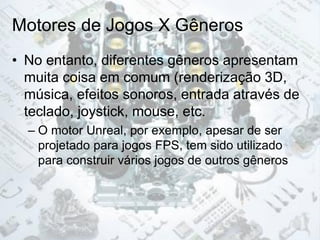 Aula Desenvolvimento de Jogos - Game Engine (Motor de Jogos)