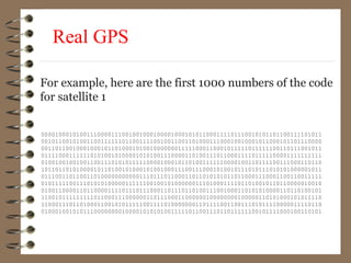 Gps Numbers Explained Gps-signal | PPT