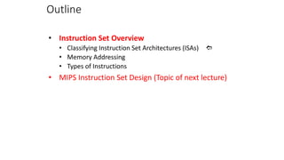 05 instruction set design and architecture | PPTX