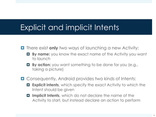 Intents in Android | PDF