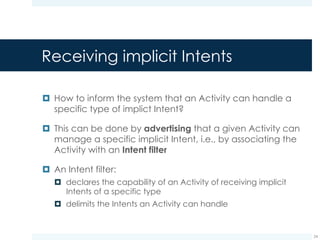 Intents in Android | PDF