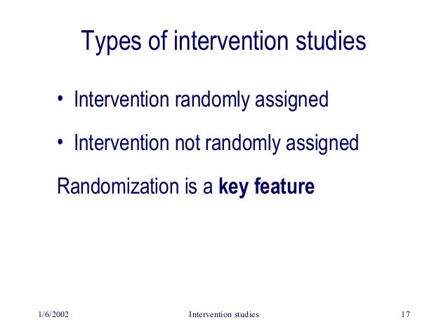 05 Intervention Studies