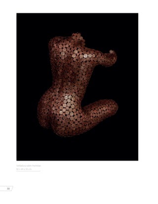 38
Soldadura sobre monedas
82 x 40 x 50 cm.
 