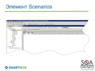 Элемент Scenarios
 