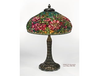 Lámpara de mesa peonía
Louis Tiffany, 1900-1904
 