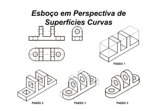 Esboço em Perspectiva de
   Superfícies Curvas
 
