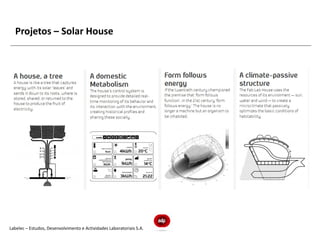 Projetos – Solar House




Labelec – Estudos, Desenvolvimento e Actividades Laboratoriais S.A.
 