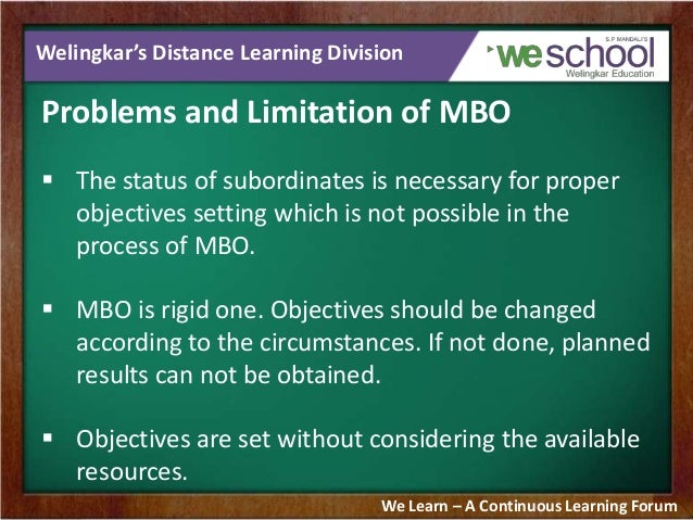 Term paper on management by objective of firm