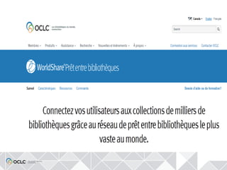 6jpros - Intervention de la société OCLC France (sponsor de la manifestation)