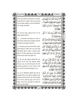 Quran in Hindi Part-6
