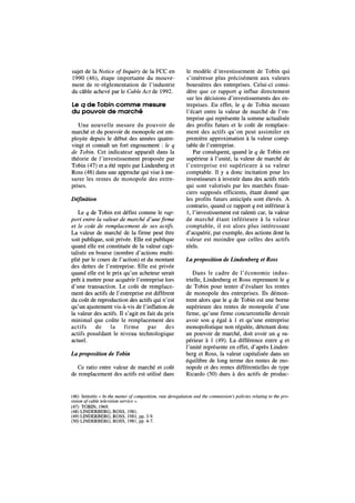 Concentration et pouvoir de marché. La télévision par câble aux États-Unis entre 1984 et 1992