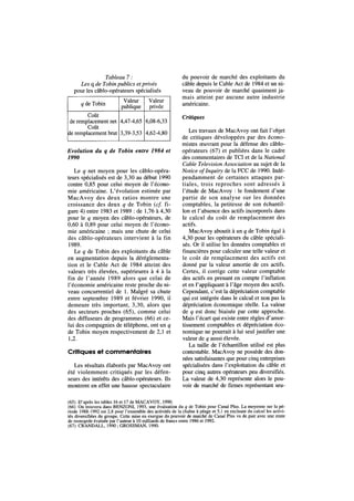 Concentration et pouvoir de marché. La télévision par câble aux États-Unis entre 1984 et 1992