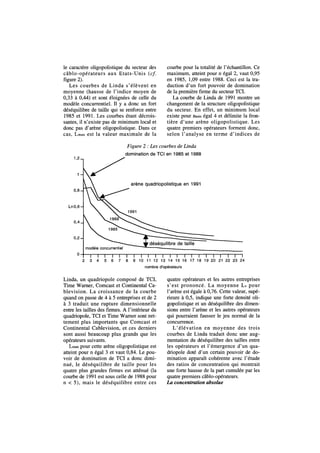 Concentration et pouvoir de marché. La télévision par câble aux États-Unis entre 1984 et 1992