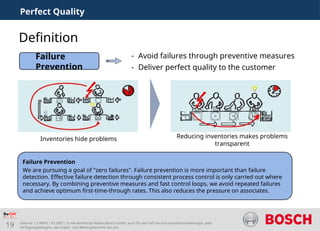 Achieving Perfect Quality with Bosch Production System: Failure ...
